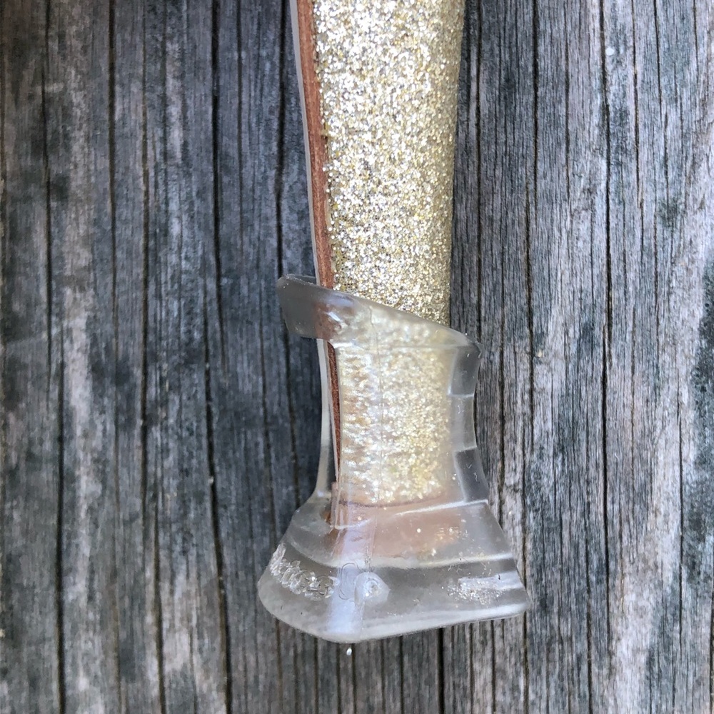 Something Bleu Glitter Heels - image 5